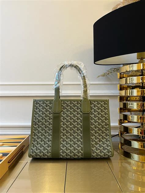 goyard bag khaki|GOYARD Goyardine Villette PM Tote Khaki.